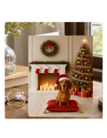 Dachshund Christmas Notecard — Holiday Card for Dog Lovers